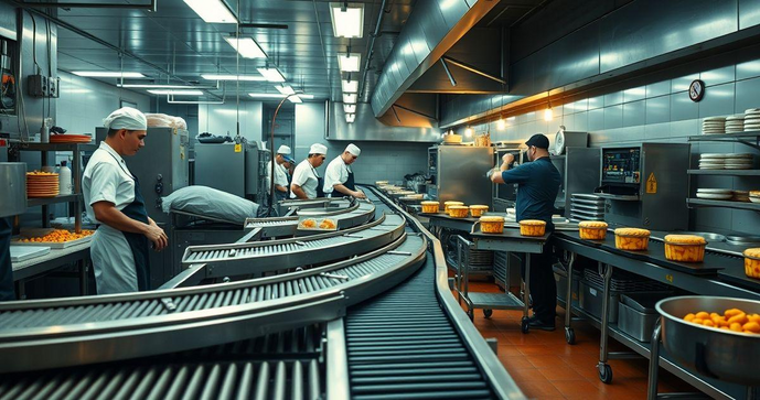 Alimentação industrial: otimizando processos com eficiência na produção Alimentação industrial: otimizando processos com eficiência na produção