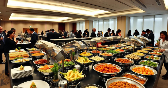 Buffet Almoço Corporativo: Como Escolher o Melhor Serviço para Seu Evento Buffet Almoço Corporativo: Como Escolher o Melhor Serviço para Seu Evento
