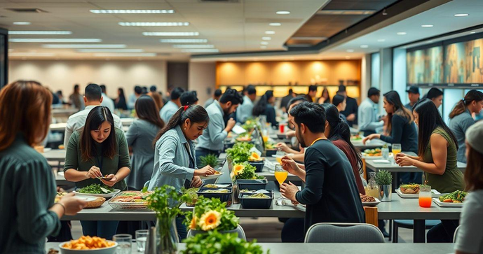 Como escolher serviços de refeições coletivas para sua empresa