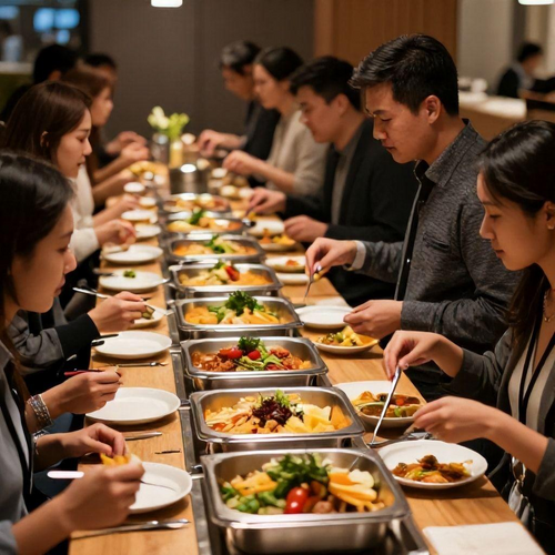 Alimentação Corporativa Eficiente: Benefícios do Buffet Personalizado para Grandes Empresas
