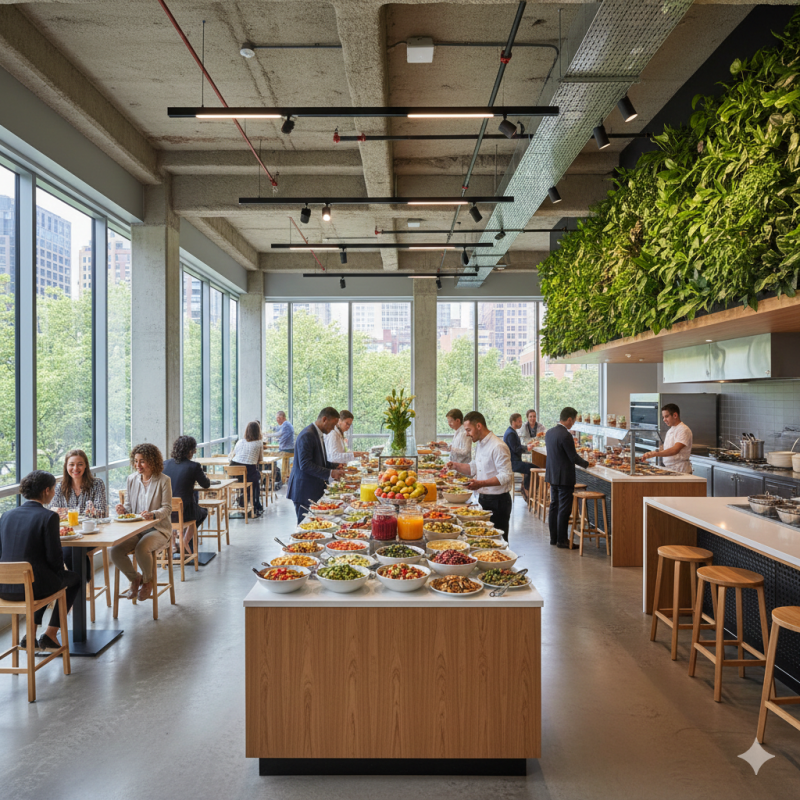 Alimentação Corporativa Eficiente: Dicas para Promover Saúde e Aumentar a Produtividade no Trabalho