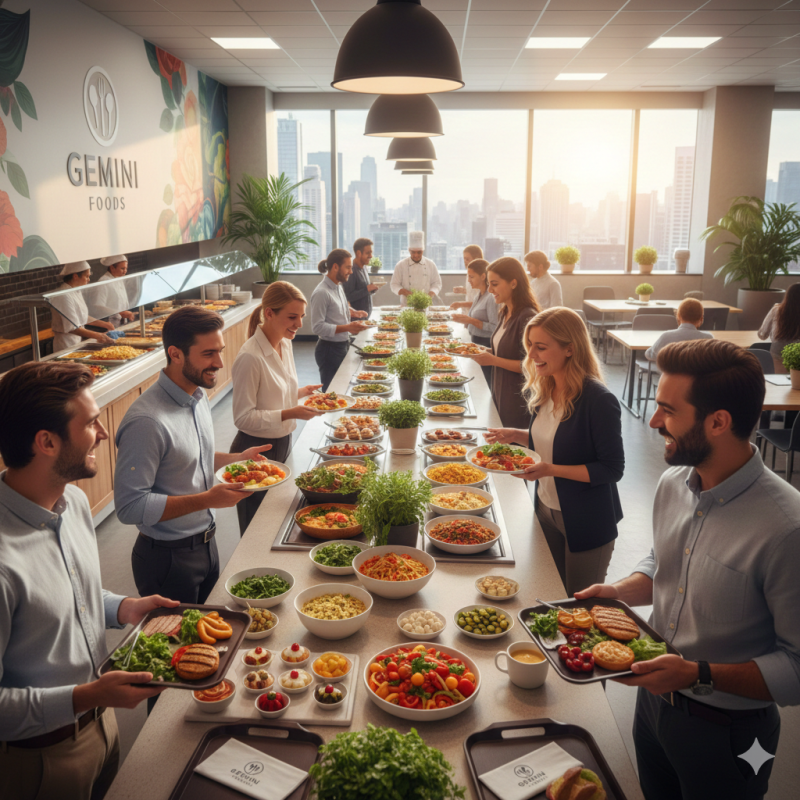 Alimentação Corporativa: Estratégias para Melhorar o Ambiente de Trabalho e Impulsionar a Produtividade